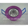 New designed 1W high power LED downlight aluminum parts